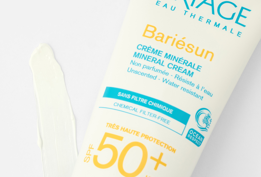 Uriage Mineral face cream spf 50+ Bariesun 100 ml Uriage Mineral face cream spf 50+ Bariesun