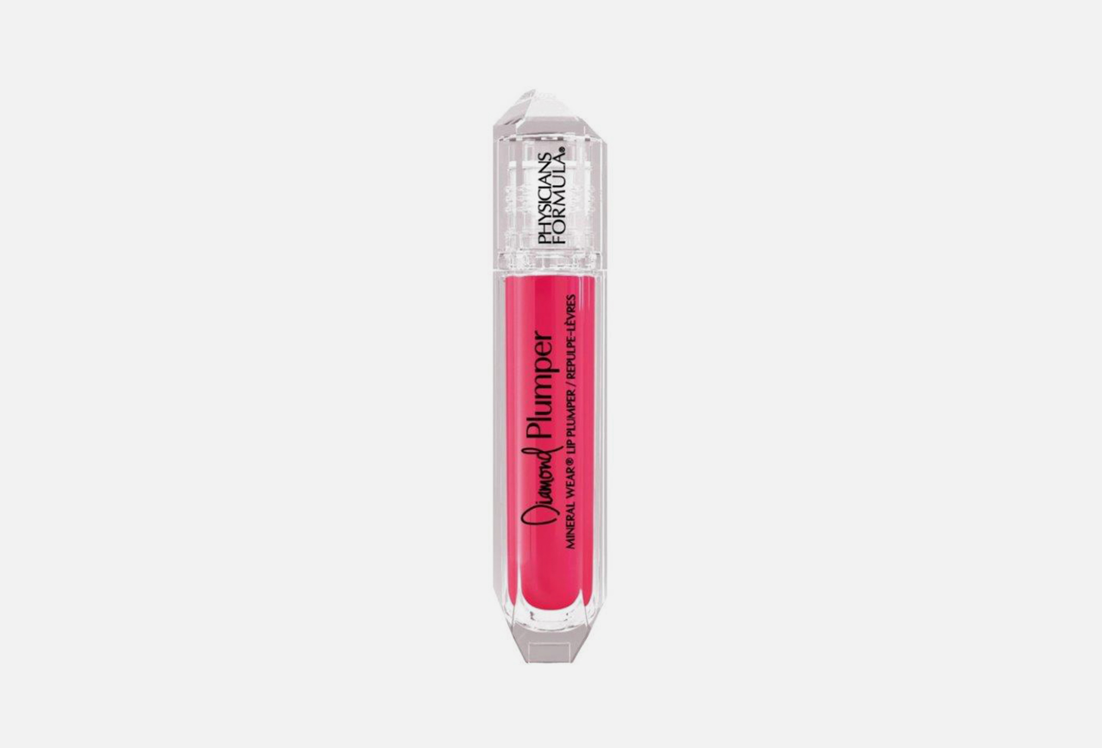 Mineral Wear Diamond Lip Plumper 5 Pink radiant cut