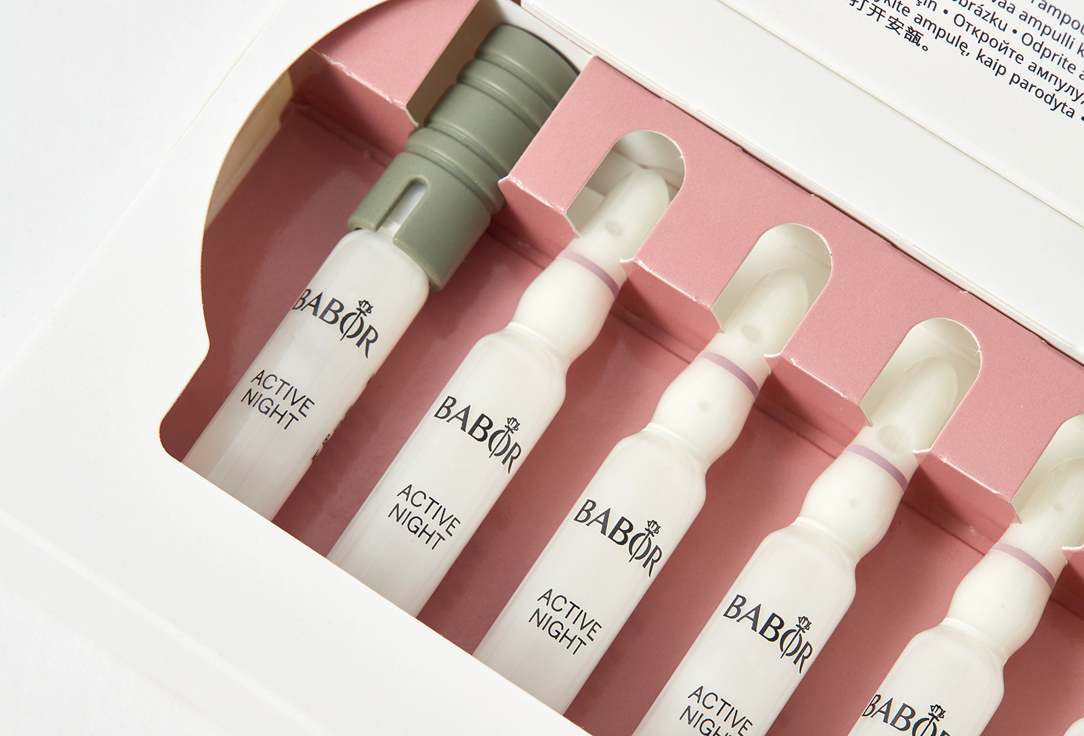 BABOR Night regenerating face ampoules Active Night