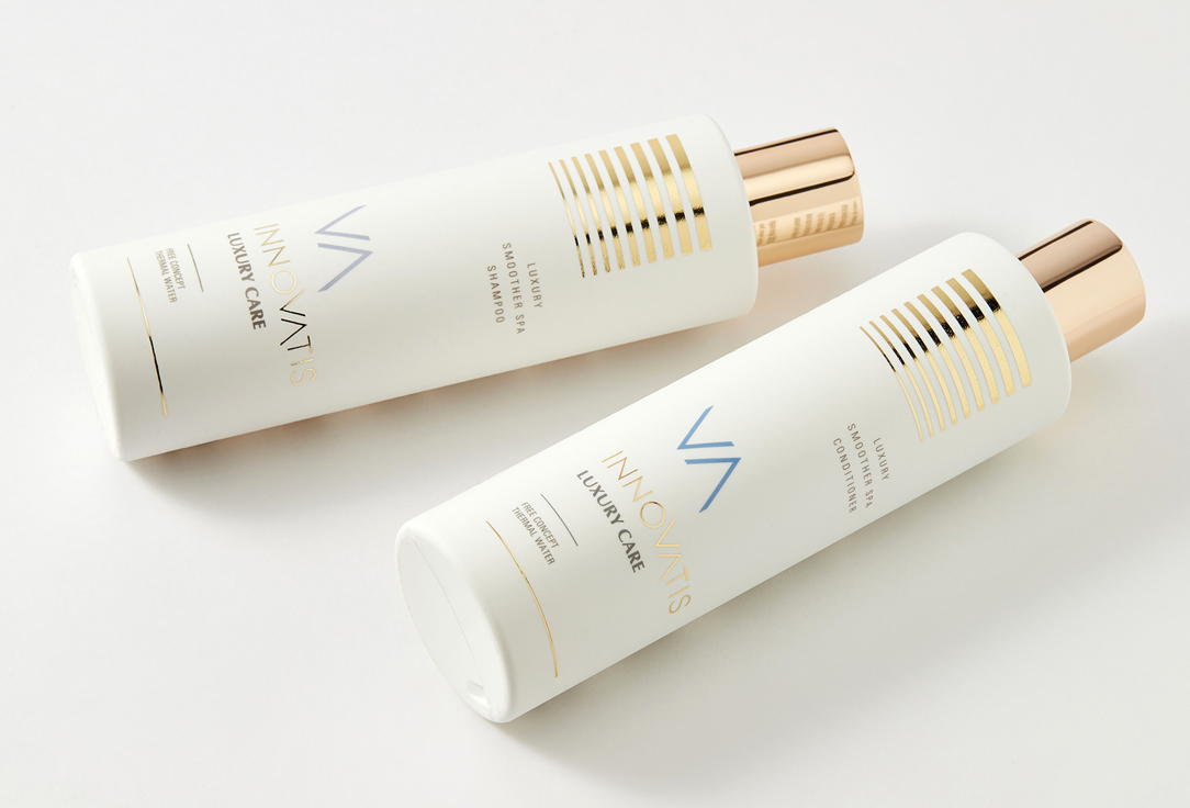 INNOVATIS Smoothing Shampoo & Conditioner Set Home Kit Smoother Spa 2 pcs INNOVATIS Smoothing Shampoo & Conditioner Set Home Kit Smoother Spa