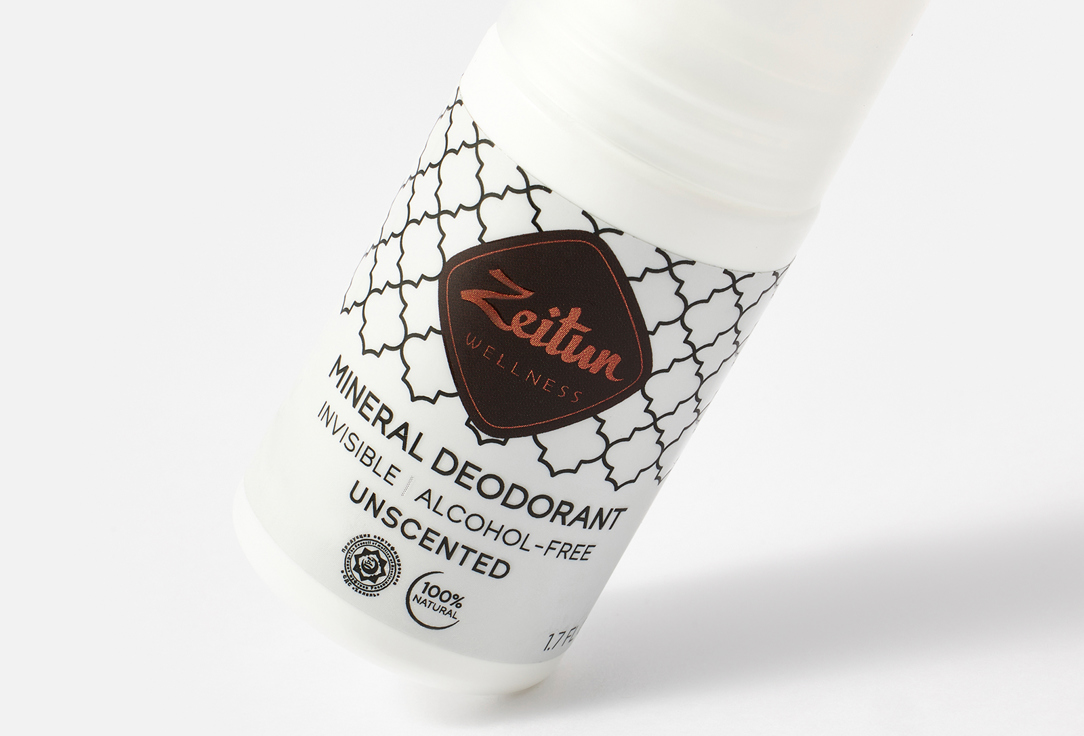 Zeitun Gentle Unscented Roll-On Deodorant Neutral for Sensitive Skin