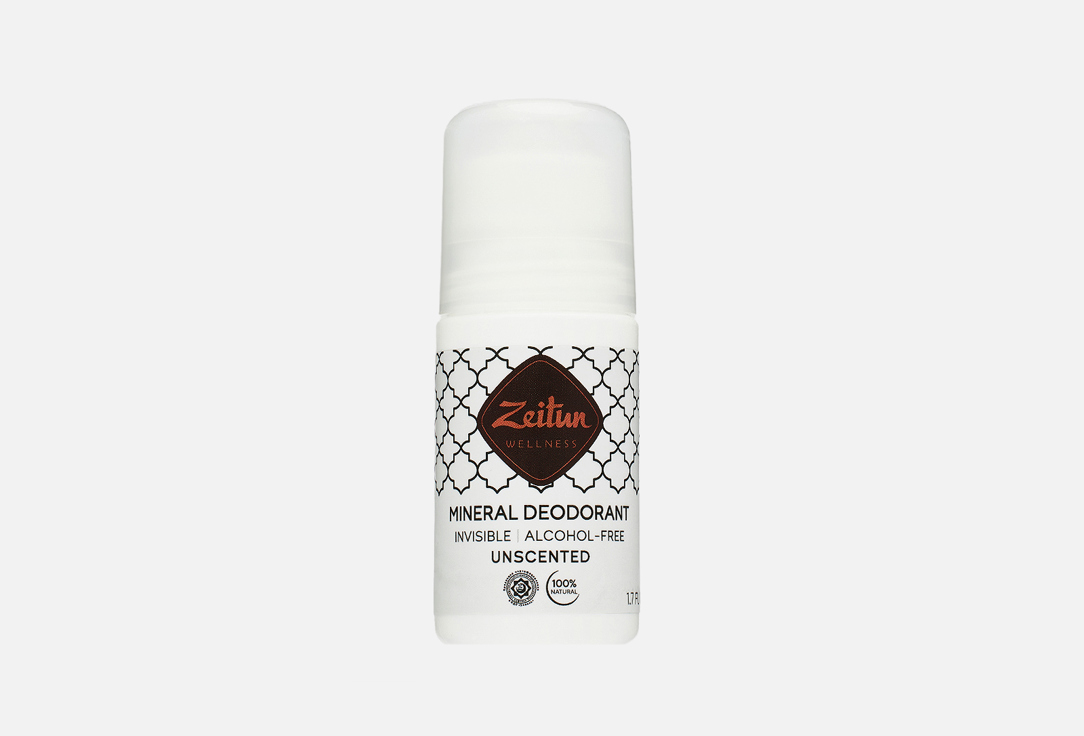 Zeitun Gentle Unscented Roll-On Deodorant Neutral for Sensitive Skin