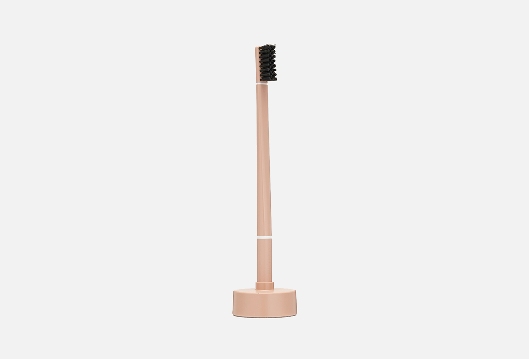 PIUMA Зубная щетка средней жесткости с подставкой NUDE ROSE 1 шт PIUMA Зубная щетка средней жесткости с подставкой NUDE ROSE