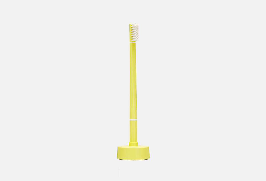PIUMA Soft toothbrush with stand ECHINACEA 1 pcs PIUMA Soft toothbrush with stand ECHINACEA