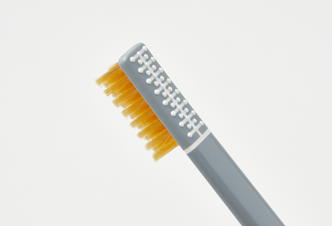 PIUMA Premium Gold Toothbrush T03 Single Pack Gold Asphalt Grey 1 pcs PIUMA Premium Gold Toothbrush T03 Single Pack Gold Asphalt Grey