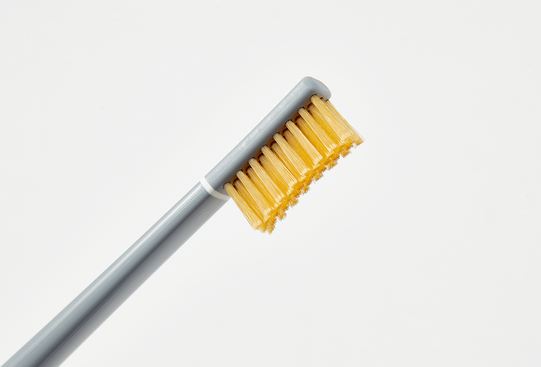 PIUMA Premium Gold Toothbrush T03 Single Pack Gold Asphalt Grey 1 pcs PIUMA Premium Gold Toothbrush T03 Single Pack Gold Asphalt Grey