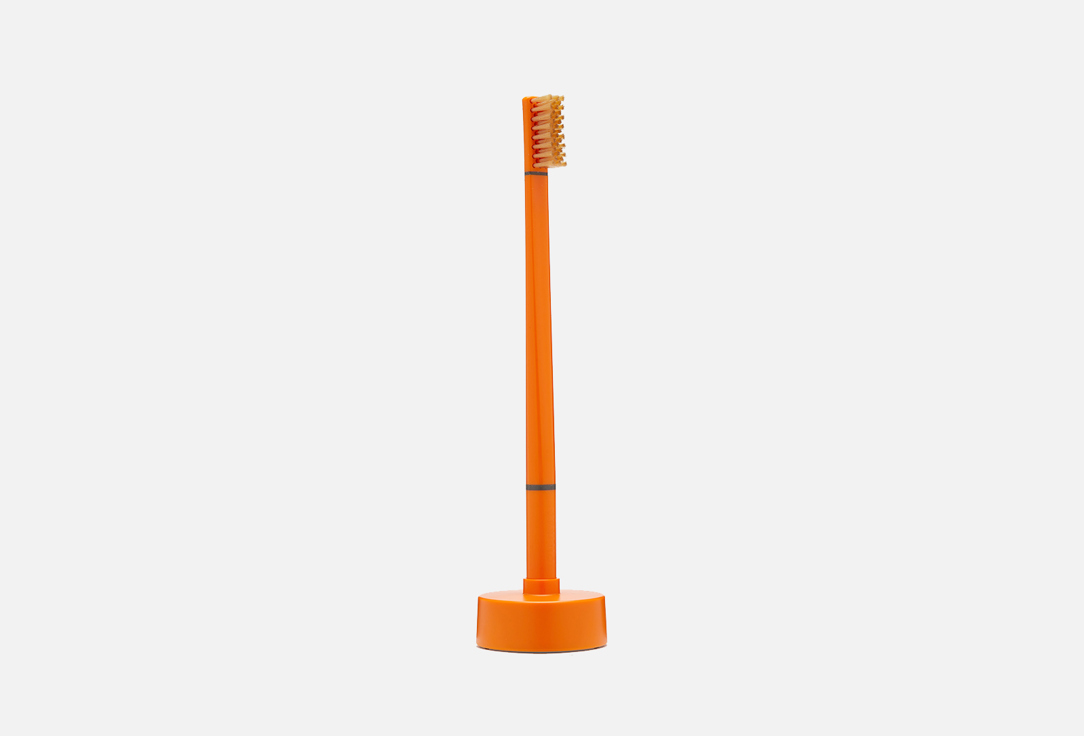 PIUMA Medium toothbrush with stand VITAMIN C 1 pcs PIUMA Medium toothbrush with stand VITAMIN C