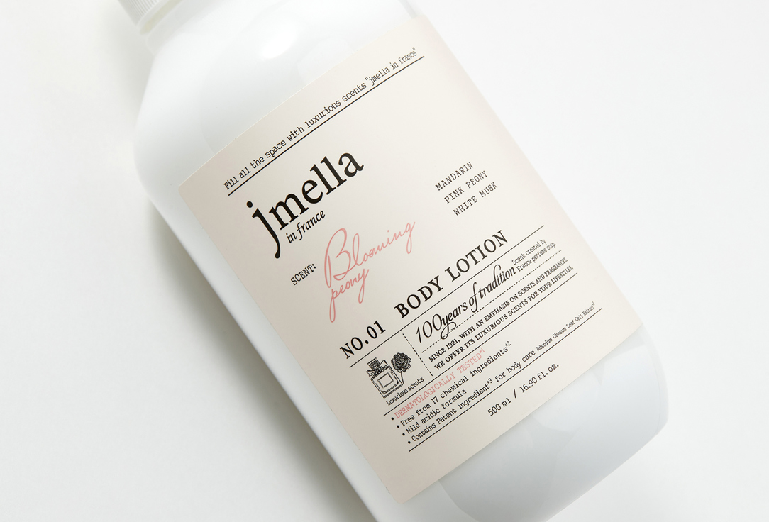 Jmella Perfumed Body Lotion Blooming Peony 500 ml Jmella Perfumed Body Lotion Blooming Peony