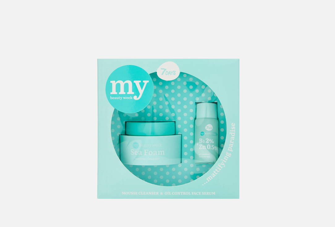 7DAYS Cleanser & Serum Set for oily skin Mattifying Paradise 2 pcs 7DAYS Cleanser & Serum Set for oily skin Mattifying Paradise