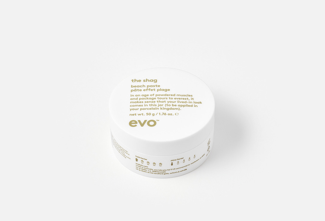 EVO Hair styling paste matte finish the shag beach