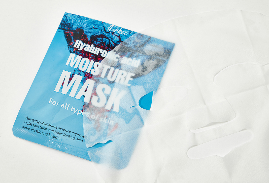 thinkco Hydrating Face Sheet Mask Hyaluronic acid Moisture Mask Pack