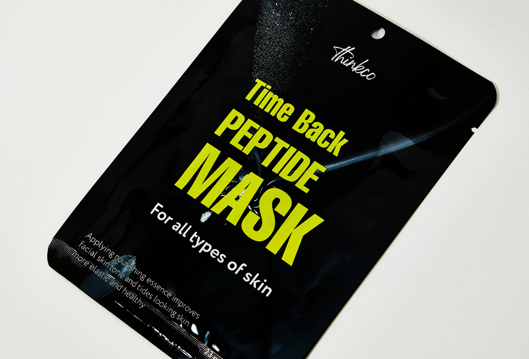 thinkco Anti-age Face Sheet Mask Time Back Peptide Mask Pack