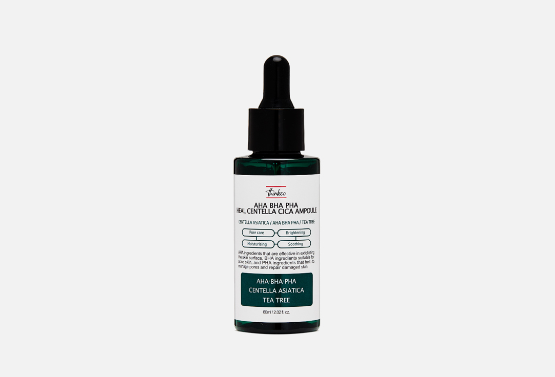 thinkco Face serum AHA BHA PHA HEAL CENTELLA CICA AMPOULE