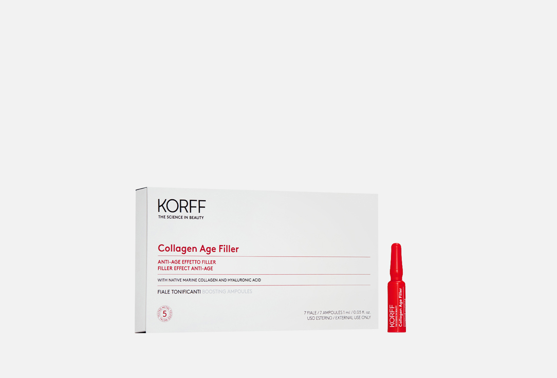 KORFF Anti-Age Boosting Ampoules Collagen 7 pcs KORFF Anti-Age Boosting Ampoules Collagen