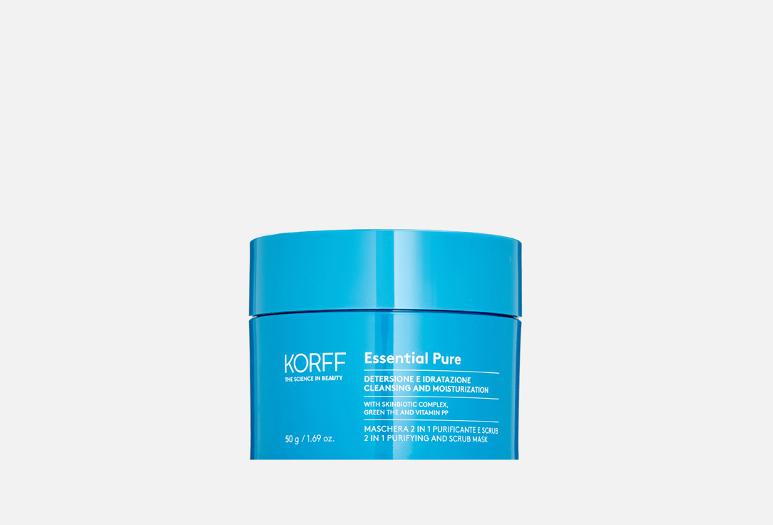 KORFF 2-in-1 Purifying and Scrub Mask Essential