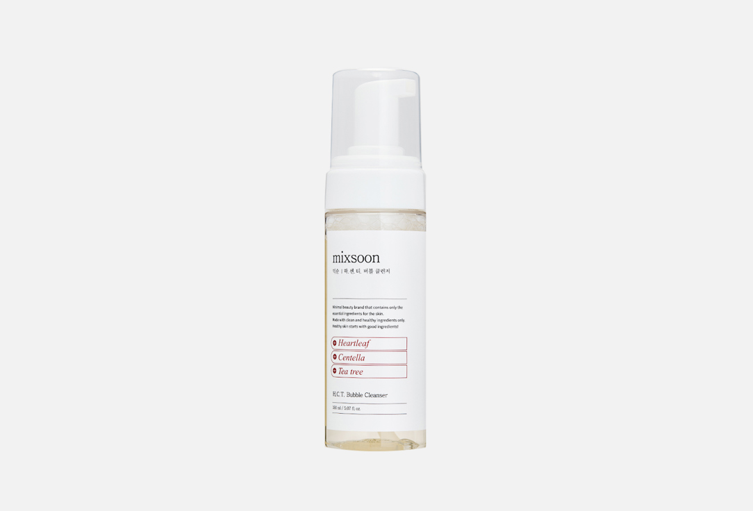 Mixsoon Face Wash Foam H.C.T Bubble Cleanser