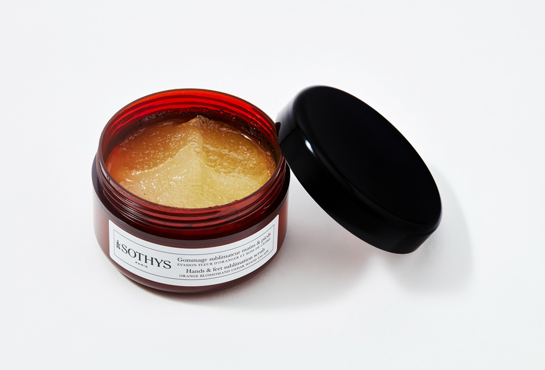 Sothys Nourishing hands & feet scrub Orange Blossom and Cedar Wood Escape