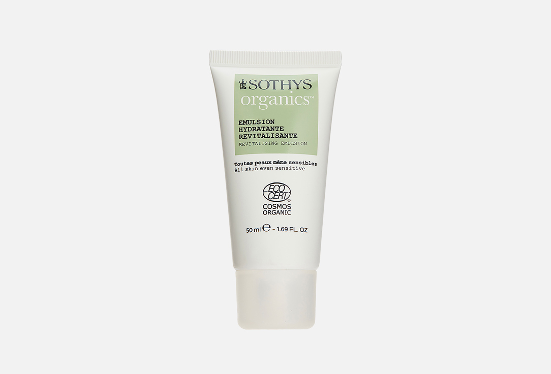 Sothys REVITALIZING FACIAL EMULSION ORGANICS 50 ml Sothys REVITALIZING FACIAL EMULSION ORGANICS