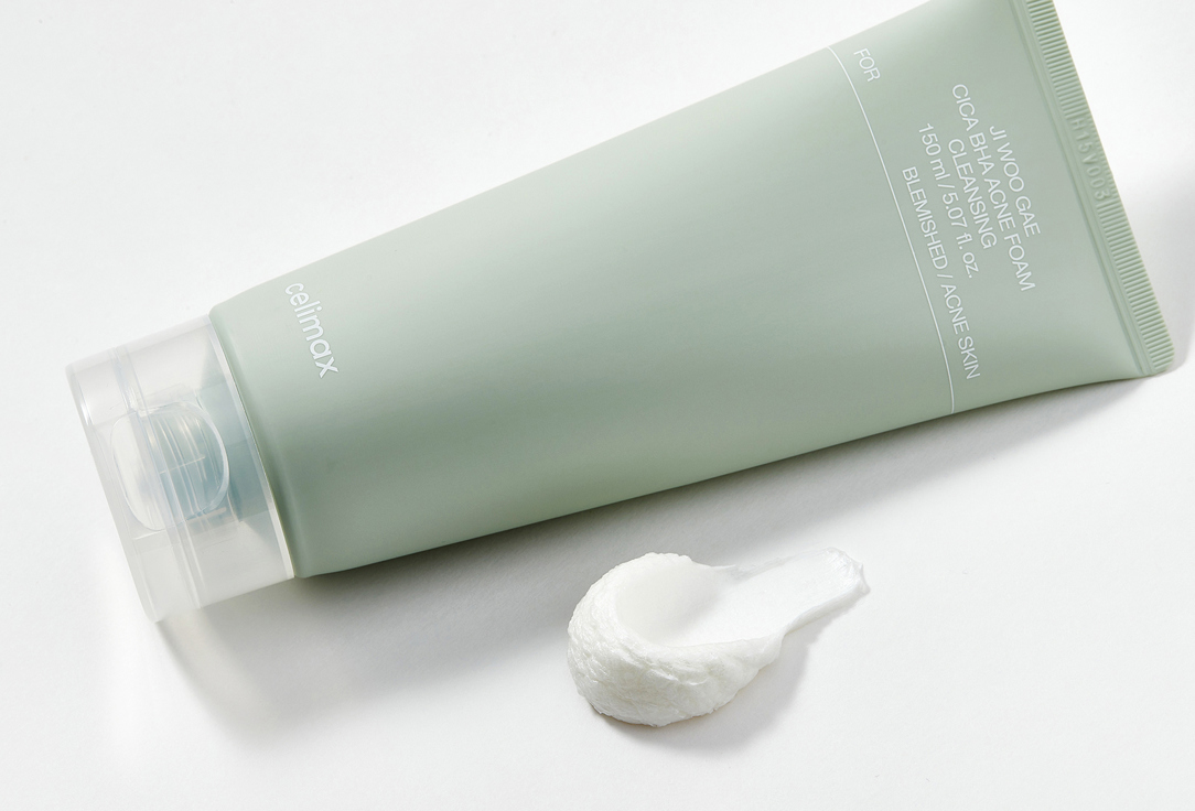 Celimax Face Cleansing Foam Ji woo gae cica bha acne