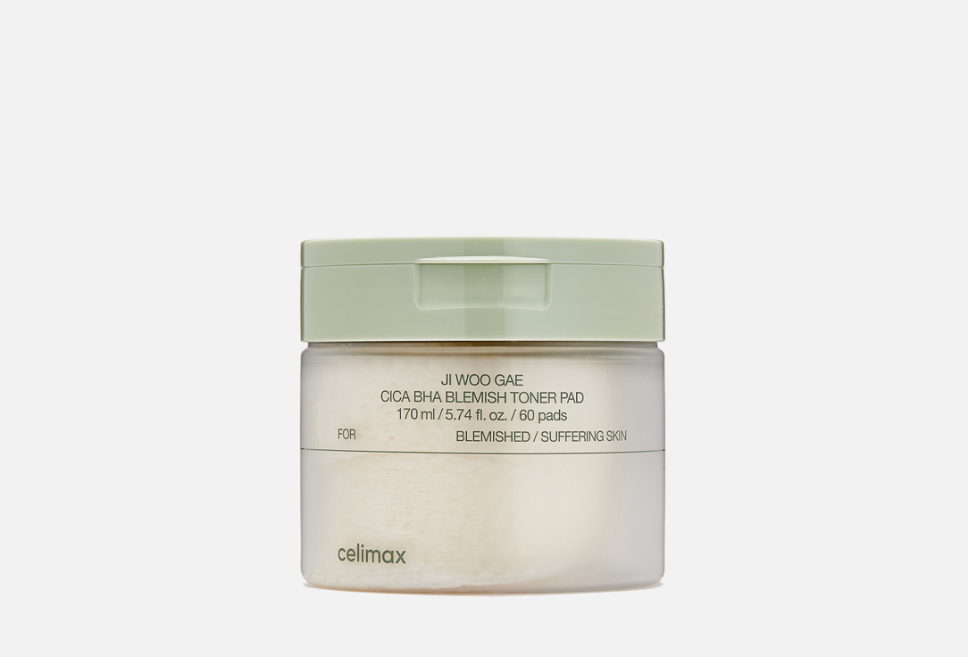 Celimax Face Toner Pads Ji woo gae cica bha blemish