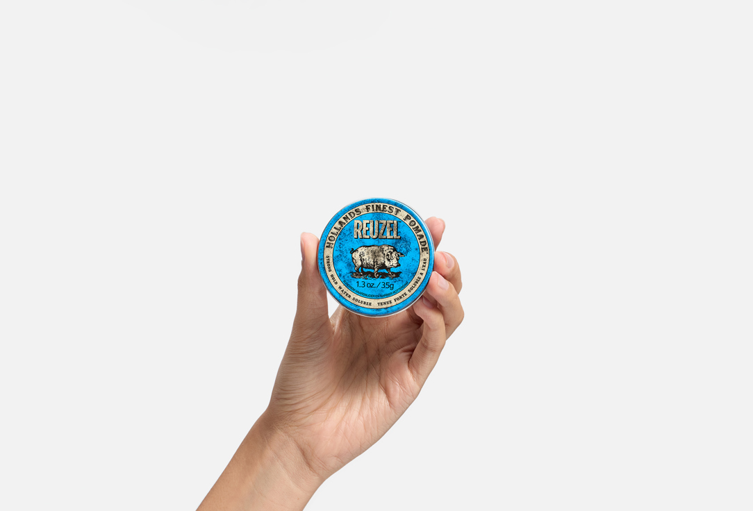 Reuzel Strong Hold High Shine Hair Pomade Blue