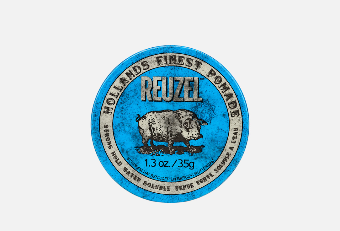 Reuzel Strong Hold High Shine Hair Pomade Blue