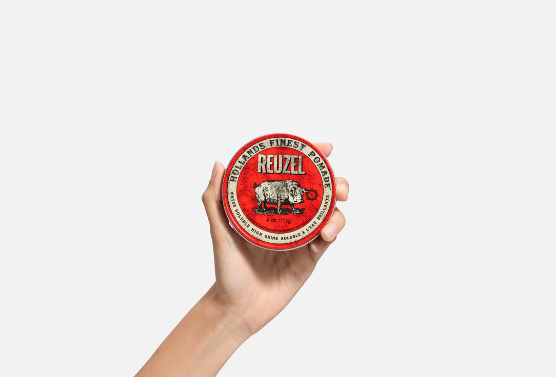 Reuzel Medium hold High shine Hair Pomade Red Pomade
