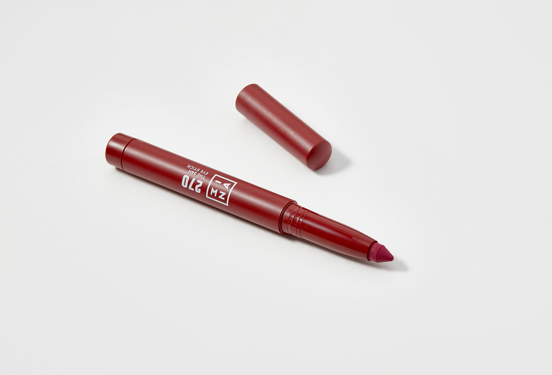 3INA Long-lasting eyeshadow stick The 24H Eye Stick 270, Wine red, Matte 1.4 g 3INA Long-lasting eyeshadow stick The 24H Eye Stick