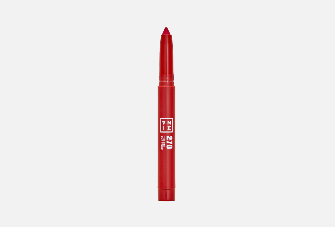 3INA Long-lasting eyeshadow stick The 24H Eye Stick 270, Wine red, Matte 1.4 g 3INA Long-lasting eyeshadow stick The 24H Eye Stick