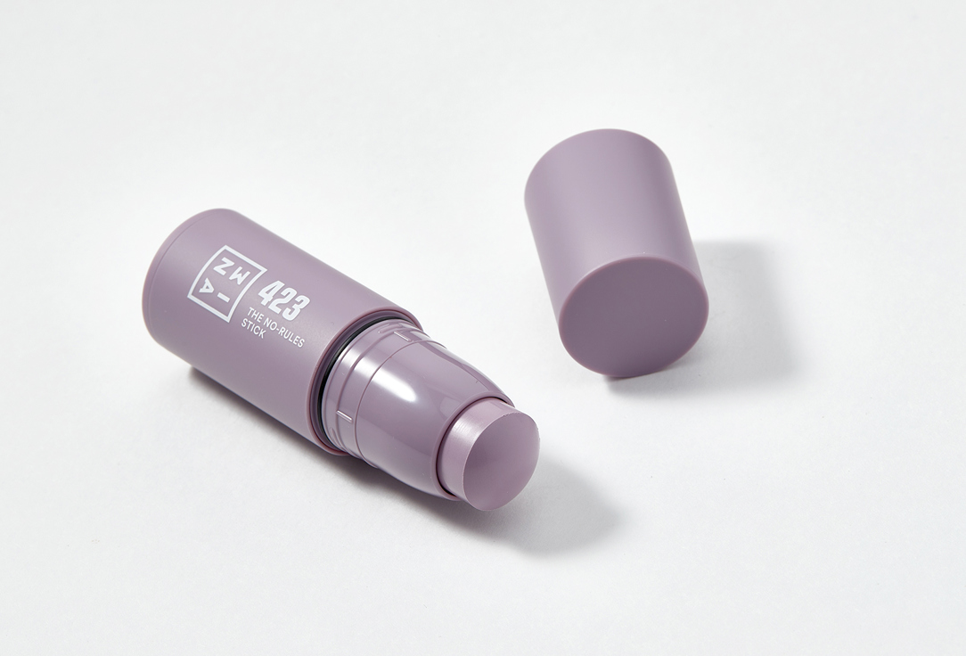 3INA 3-in-1 multi-tasking lipstick, blush, and eyeshadow The No-Rules Stick 423, Cool lavender 5 g 3INA 3-in-1 multi-tasking lipstick, blush, and eyeshadow The No-Rules Stick