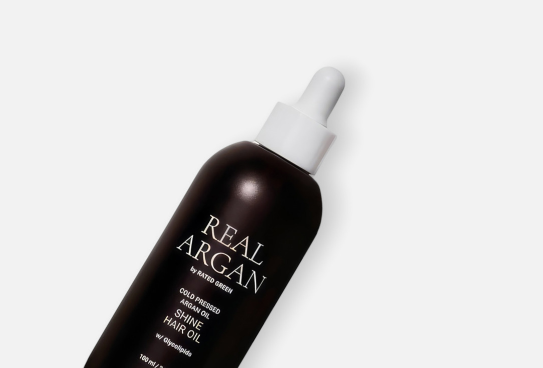 RATED GREEN Smoothing Hair Oil REAL ARGAN Cold Pressed Argan Oil Shine Hair Oil 100 ml RATED GREEN Smoothing Hair Oil REAL ARGAN Cold Pressed Argan Oil Shine Hair Oil