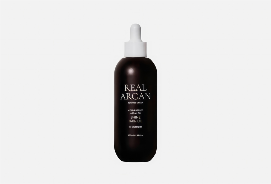 RATED GREEN Smoothing Hair Oil REAL ARGAN Cold Pressed Argan Oil Shine Hair Oil 100 ml RATED GREEN Smoothing Hair Oil REAL ARGAN Cold Pressed Argan Oil Shine Hair Oil
