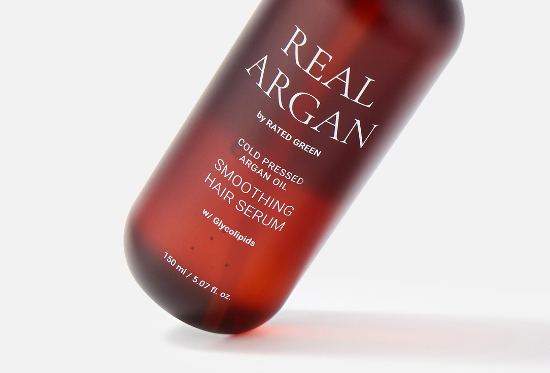 RATED GREEN Nourishing Hair Serum REAL ARGAN Cold Pressed Argan Oil Smoothing Hair Serum 150 ml RATED GREEN Nourishing Hair Serum REAL ARGAN Cold Pressed Argan Oil Smoothing Hair Serum