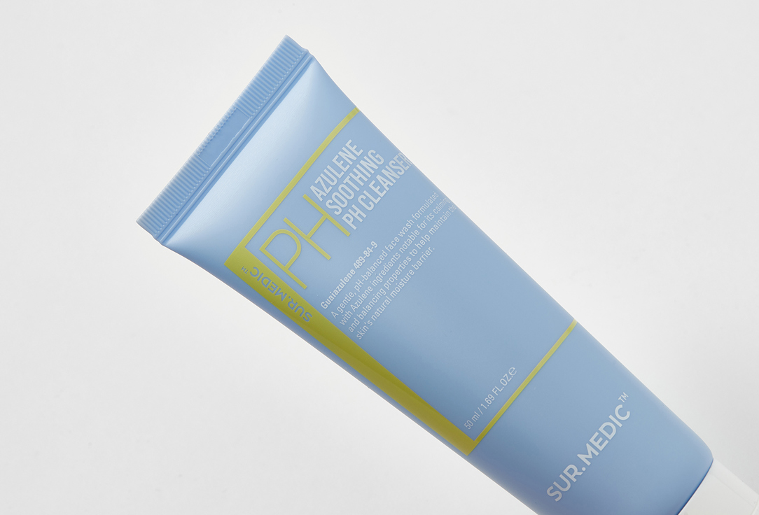 SUR.MEDIC+ Azulene Soothing Face Wash Gel Azulene soothing ph