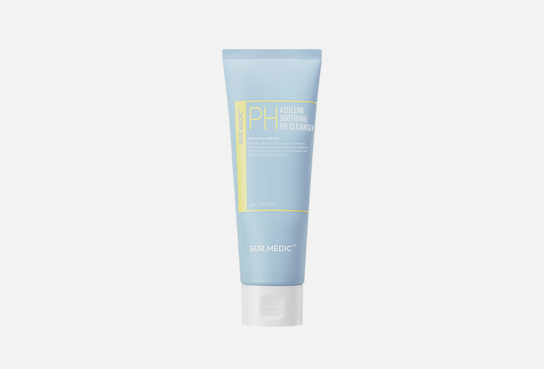 SUR.MEDIC+ Azulene Soothing Face Wash Gel Azulene soothing ph
