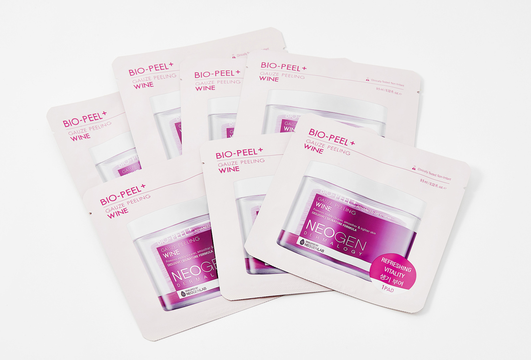 Neogen PEELING BIO PEEL GAUZE PEELING WINE 8 pcs Neogen PEELING BIO PEEL GAUZE PEELING WINE