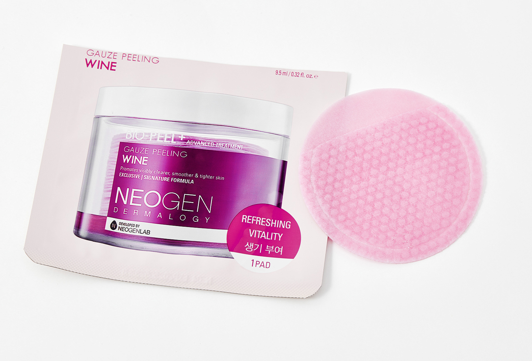 Neogen PEELING BIO PEEL GAUZE PEELING WINE 8 pcs Neogen PEELING BIO PEEL GAUZE PEELING WINE