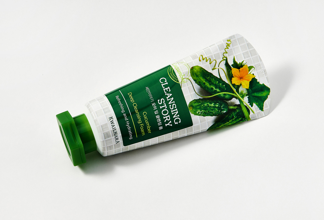 Welcos Cleansing face foam Cleansing story cucumber
