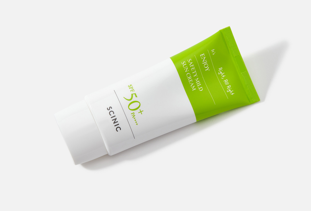 SCINIC High protection moisturizing face sun cream SPF 50+ PA++++ ENJOY SAFETY MILD SUN CREAM