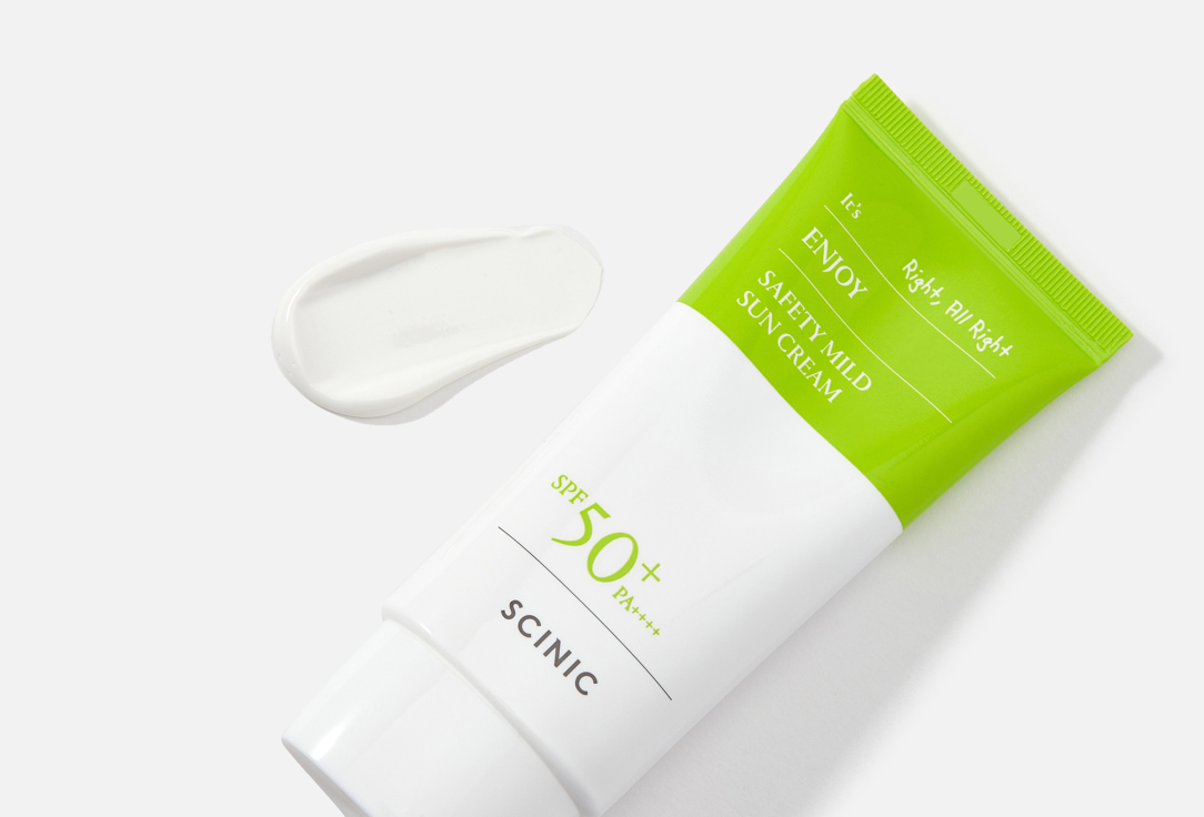 SCINIC High protection moisturizing face sun cream SPF 50+ PA++++ ENJOY SAFETY MILD SUN CREAM