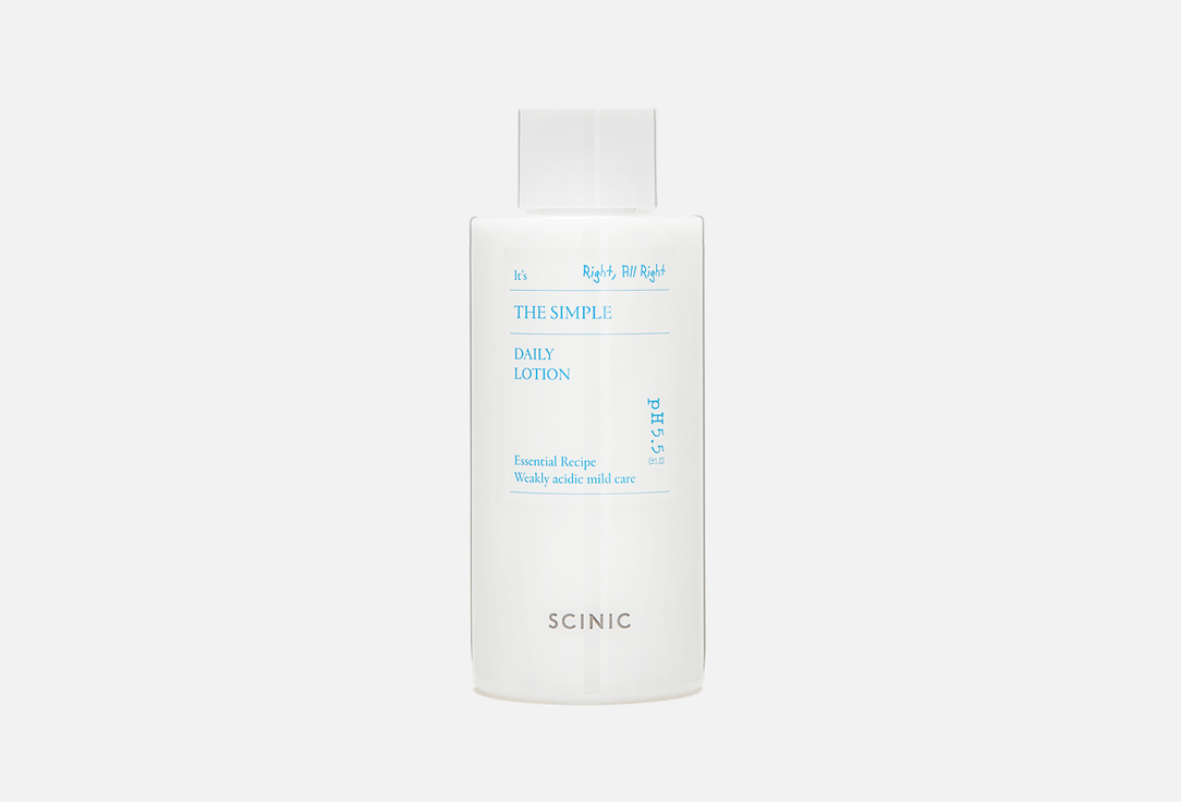 SCINIC Lotion for sensitive skin The Simple Daily