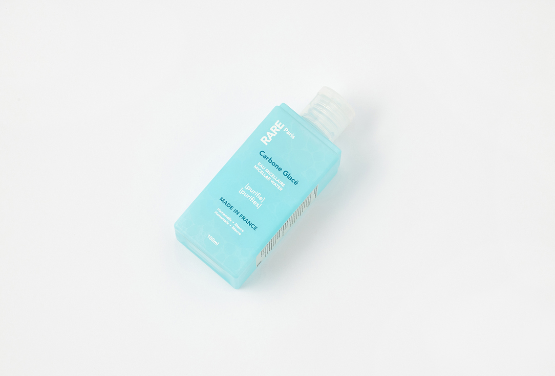 Rare Paris makeup remover Micellar water Carbbone glace 100 ml Rare Paris makeup remover Micellar water Carbbone glace