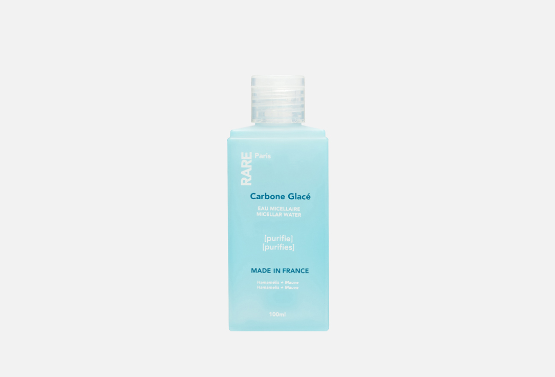 Rare Paris makeup remover Micellar water Carbbone glace 100 ml Rare Paris makeup remover Micellar water Carbbone glace