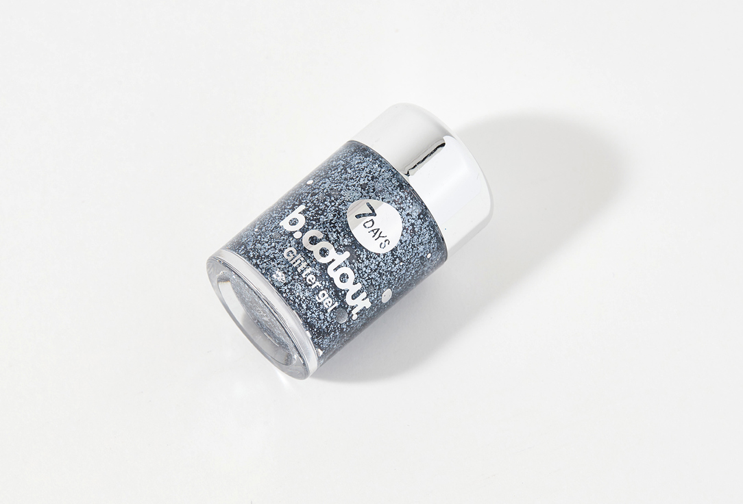 7DAYS Muititasking Glitter-Gel Mini Dark Side 03, Ghost bride 10 g 7DAYS Muititasking Glitter-Gel Mini Dark Side