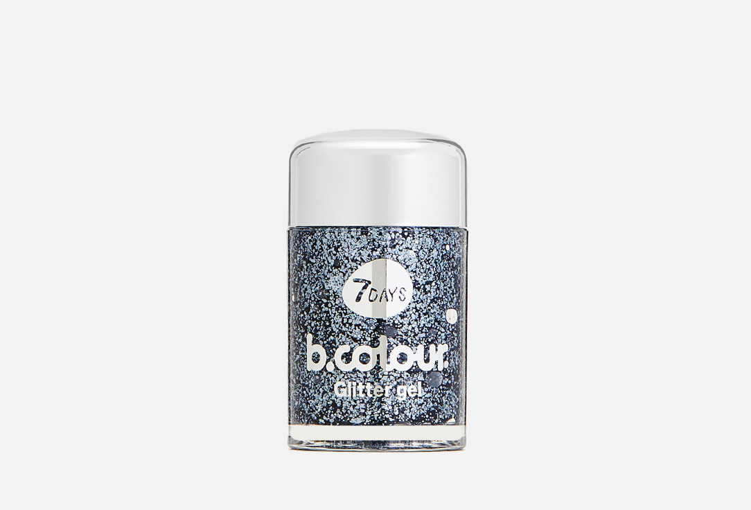 7DAYS Muititasking Glitter-Gel Mini Dark Side 03, Ghost bride 10 g 7DAYS Muititasking Glitter-Gel Mini Dark Side