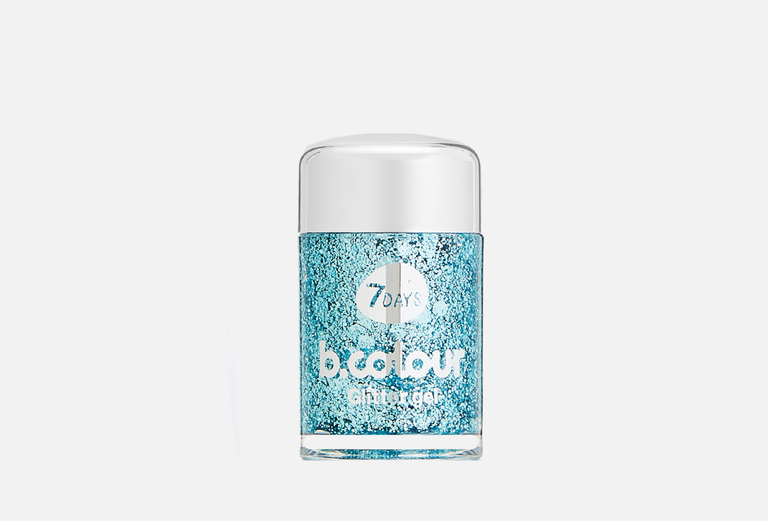 7DAYS Muititasking Glitter-Gel Mini b.colour Winter Edition 02, Snowy elf 10 g 7DAYS Muititasking Glitter-Gel Mini b.colour Winter Edition