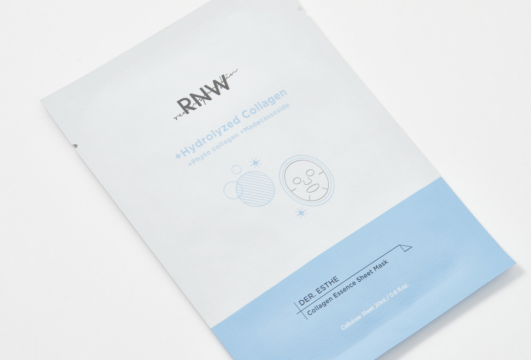 RNW Face skin care sheet mask DER. ESTHE Сollagen Essence