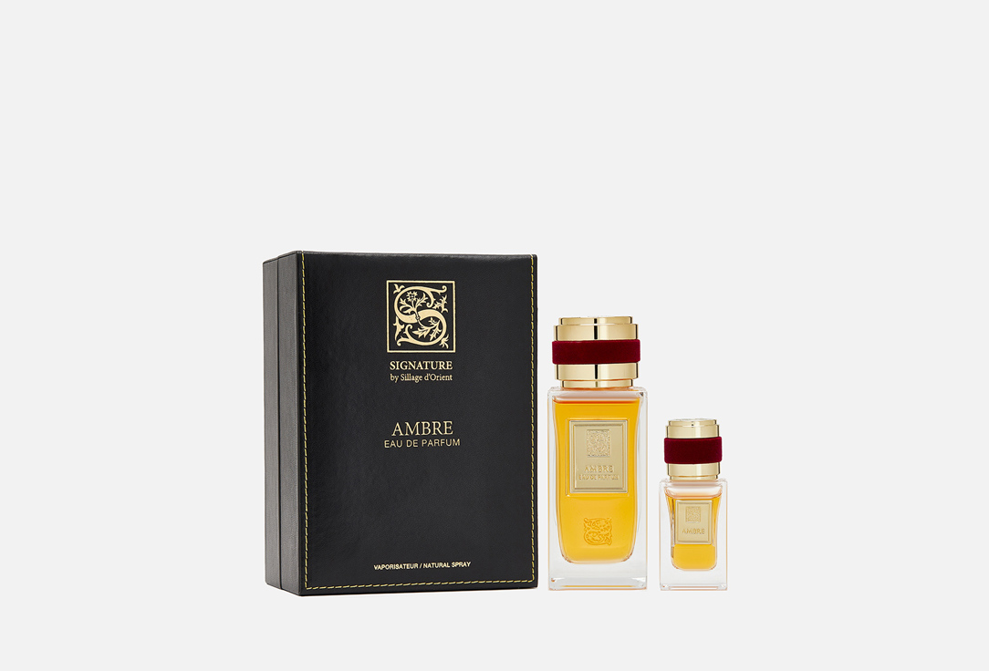 SIGNATURE BY SILLAGE D’ORIENT Perfume set Ambre 2 pcs SIGNATURE BY SILLAGE D’ORIENT Perfume set Ambre
