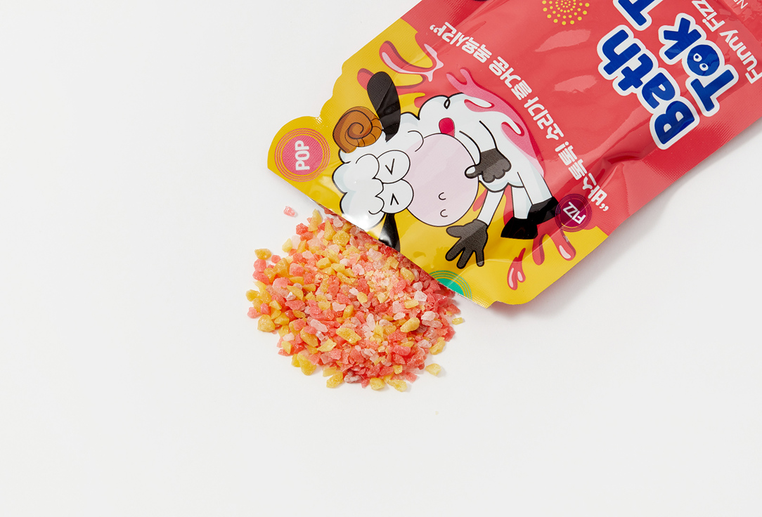 Snow Buddy Bath salt Tok Tok Pink