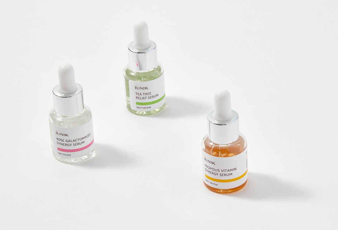 iUNIK Trio of mini daily treatment serum Set Daily Serum Trial Kit